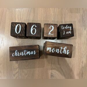 Baby Milestone Blocks